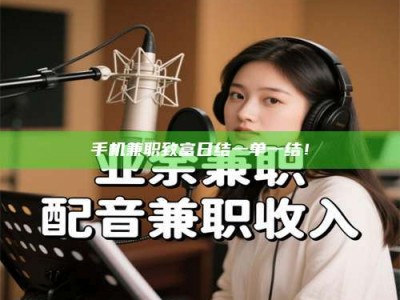 长兴手机兼职致富日结一单一结！